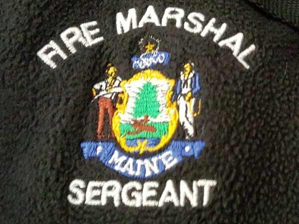Fire Marshal embroidered logo by D R Designs, LLC.